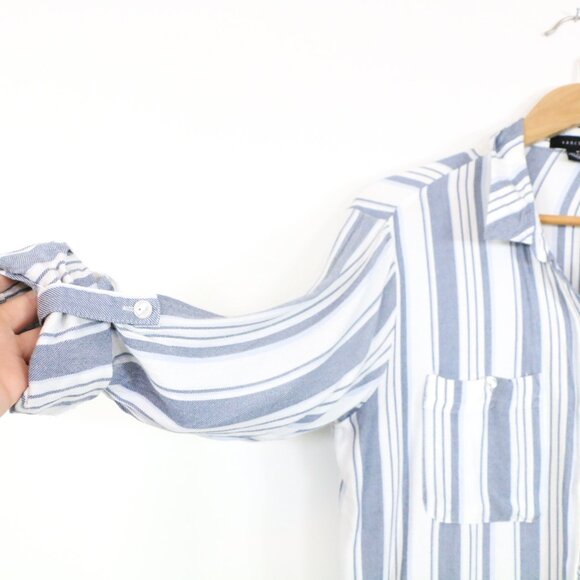 *Sanctuary Blue and White Striped Blouse - Picture 5 of 7